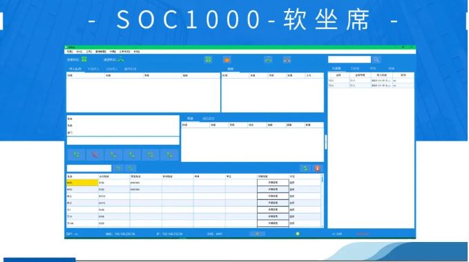 【產品介紹】申甌通信SOC1000軟座席系統
